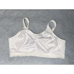 Playtex 18 Hour Bra Wire Free Breathable Comfort White Size 44DDD